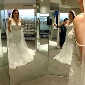 Ivory Fit & Flare Wedding Dress